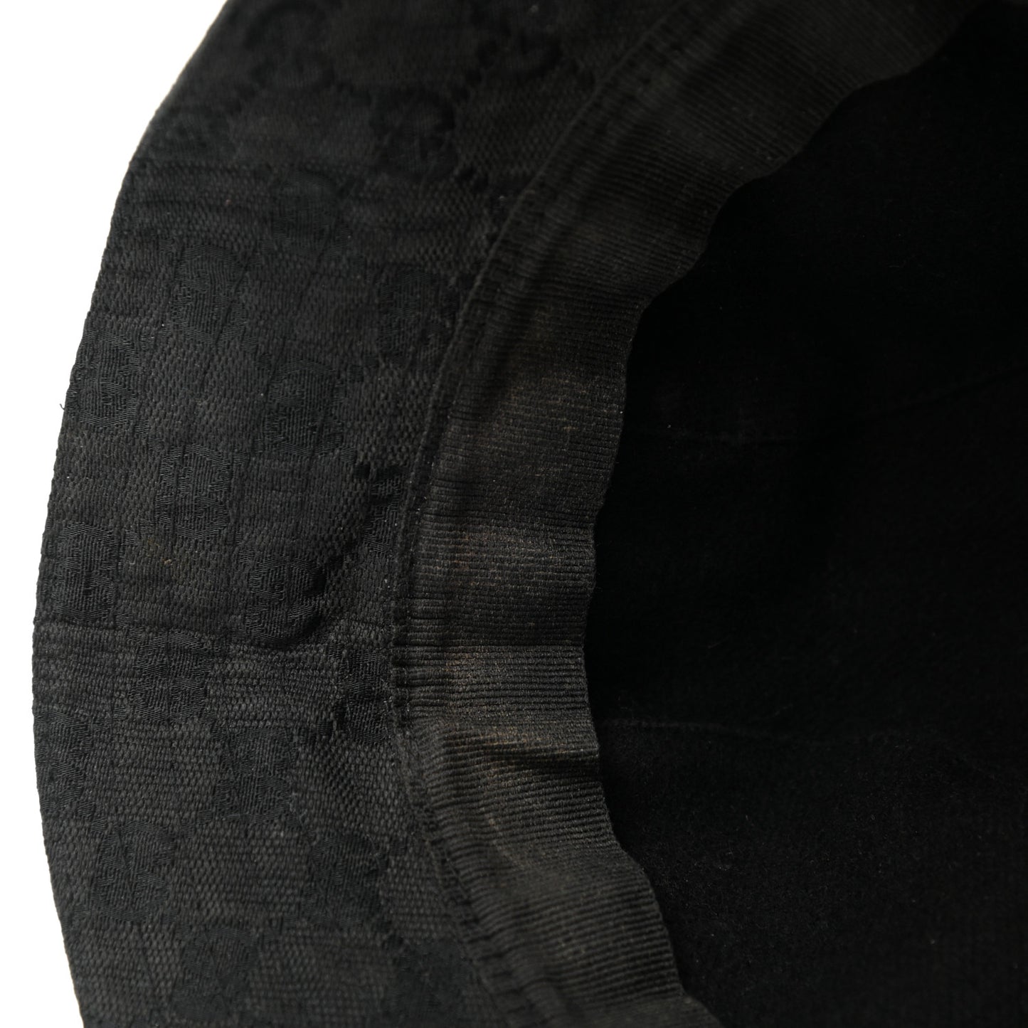 Monogram Web Bucket Hat M Black