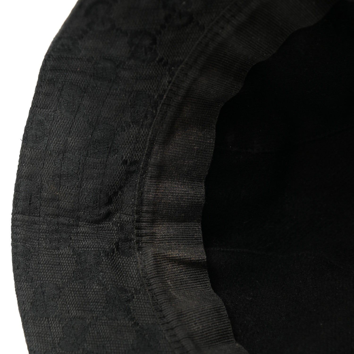 Gucci Monogram Web Bucket Hat M Black 9 of 12