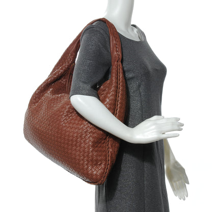 Bottega Veneta Nappa Intrecciato Maxi Veneta Hobo Tea 2 of 6