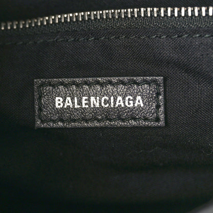 Balenciaga Metallic Calfskin Snakeskin Embossed Classic Silver Hardware Mini City Silver 7 of 11