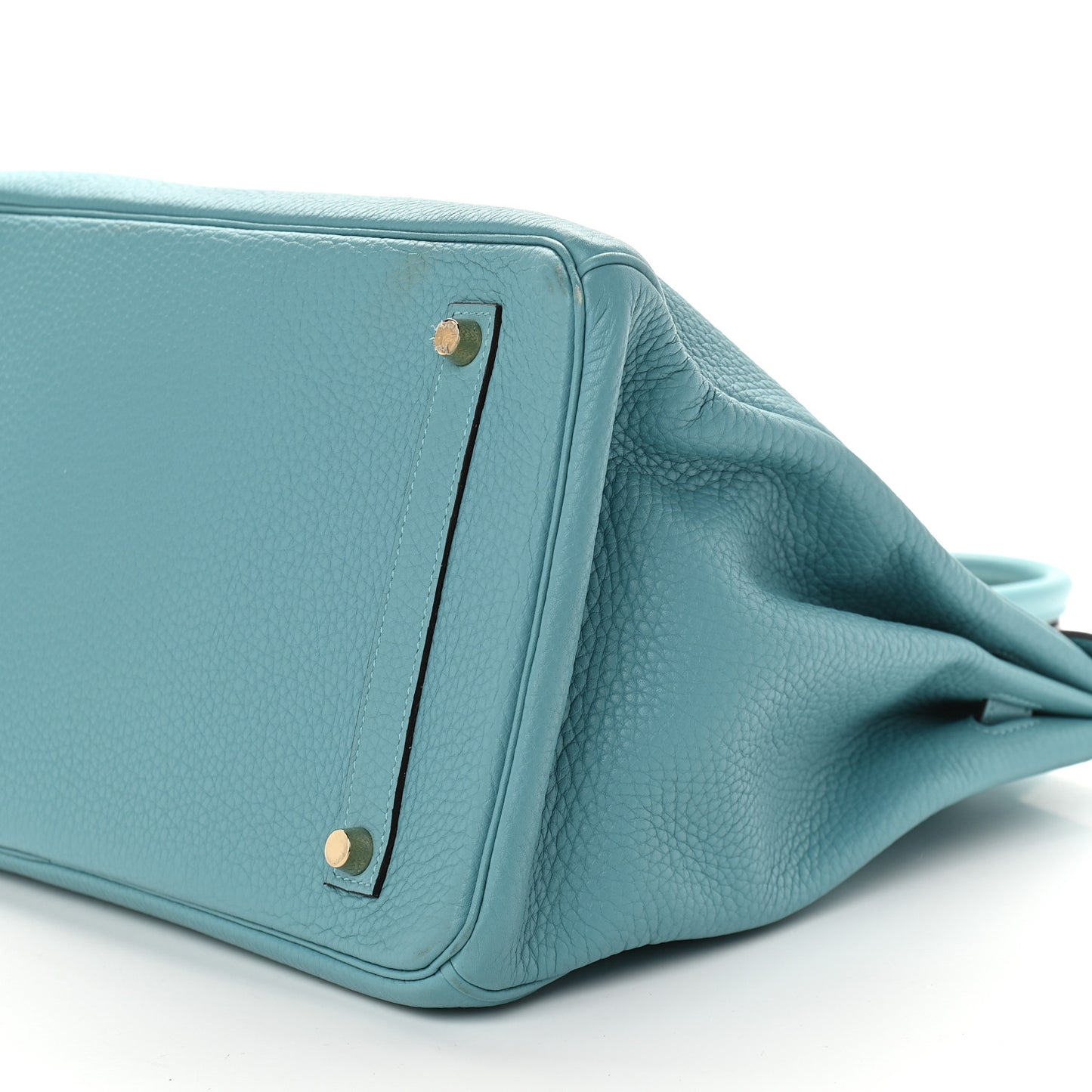Taurillon Clemence Birkin 35 Bleu Saint Cyr