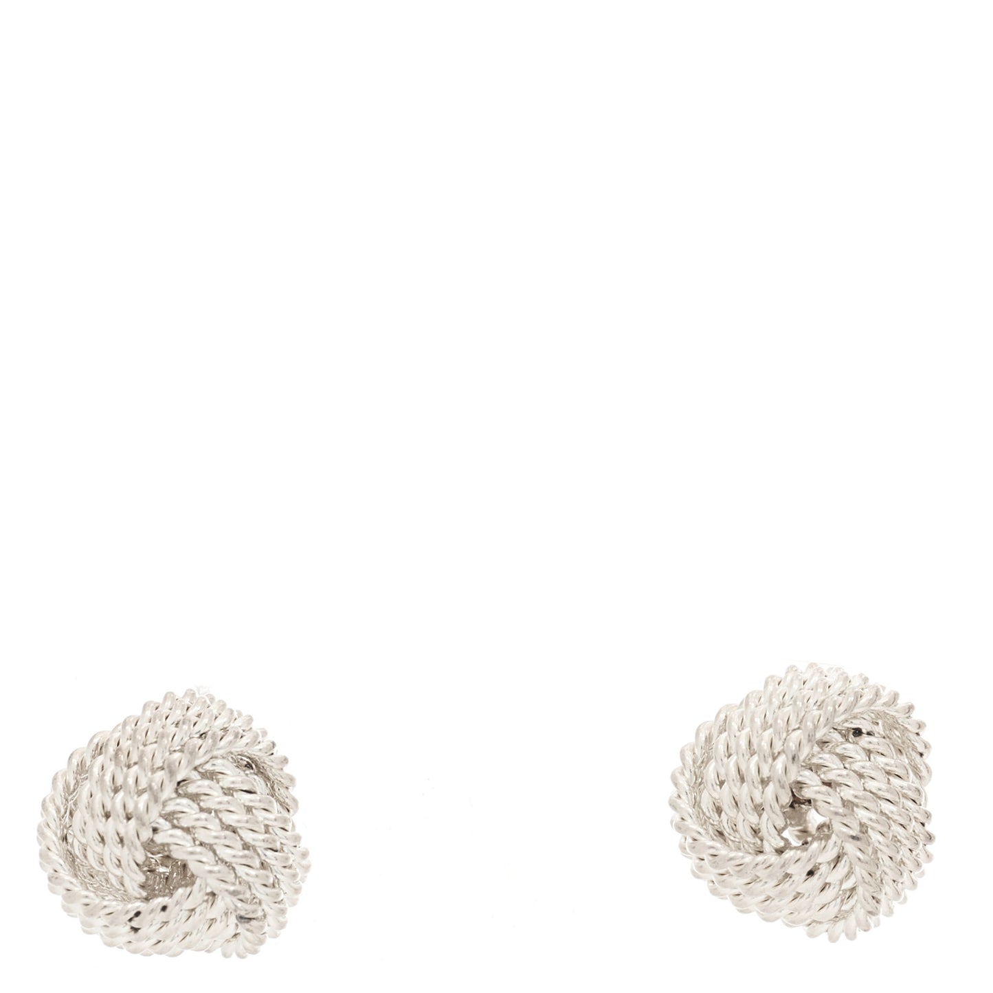 Sterling Silver Twist Knot Earrings