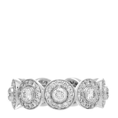 Tiffany Platinum Diamond Circlet Band Ring 49 5 1 of 4