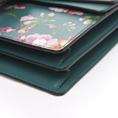 Gucci Calfskin Blooms Print Medium Dionysus Shoulder Bag Bright Emerald Multicolor 10 of 10