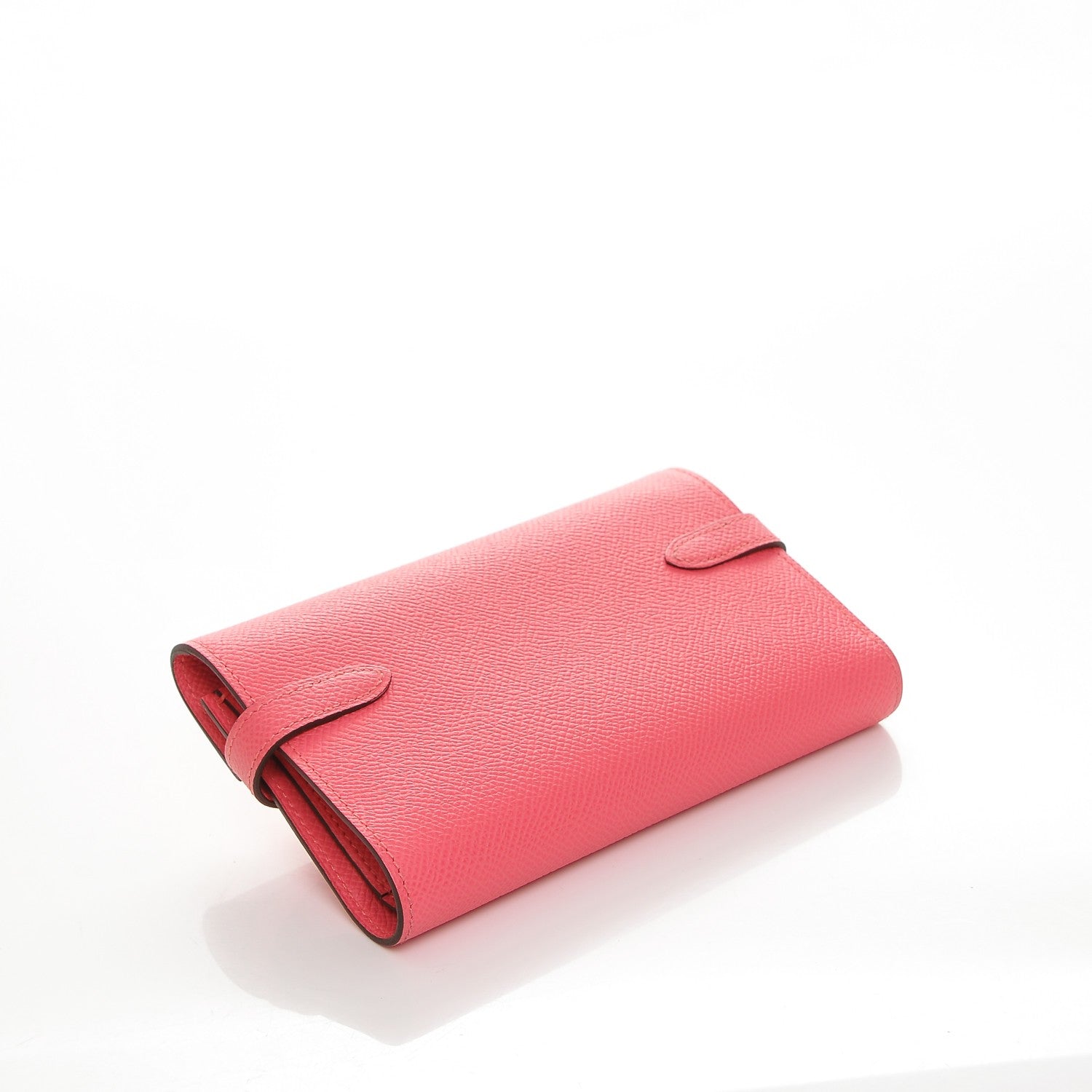 Hermes Epsom Kelly Medium Wallet Rose Azalee 4 of 15