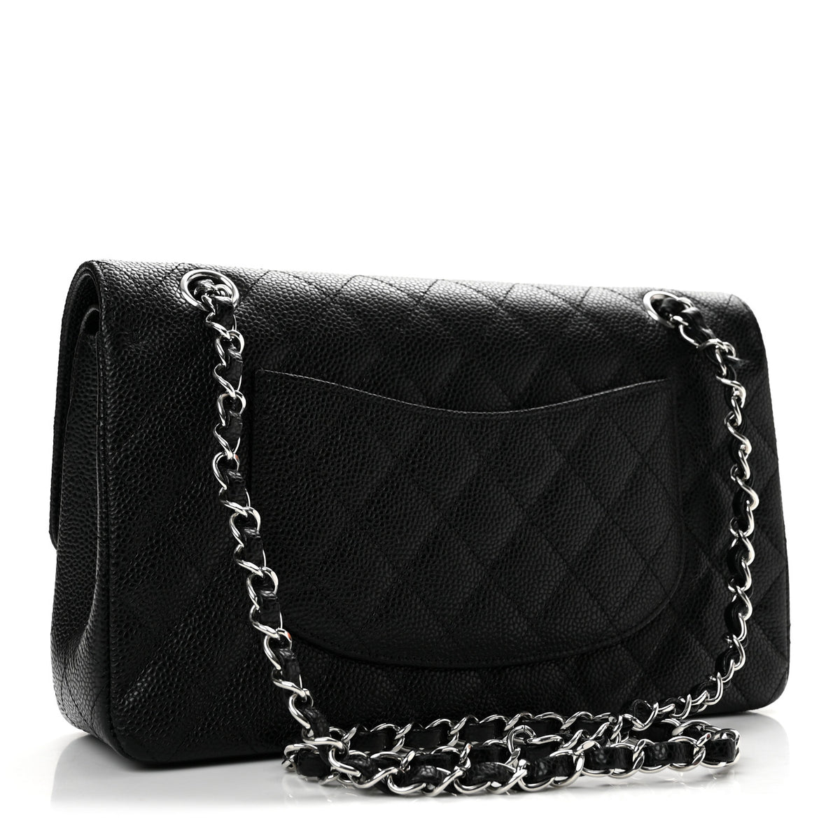 Chanel Caviar Quilted Medium Double Flap Black 3 of 11