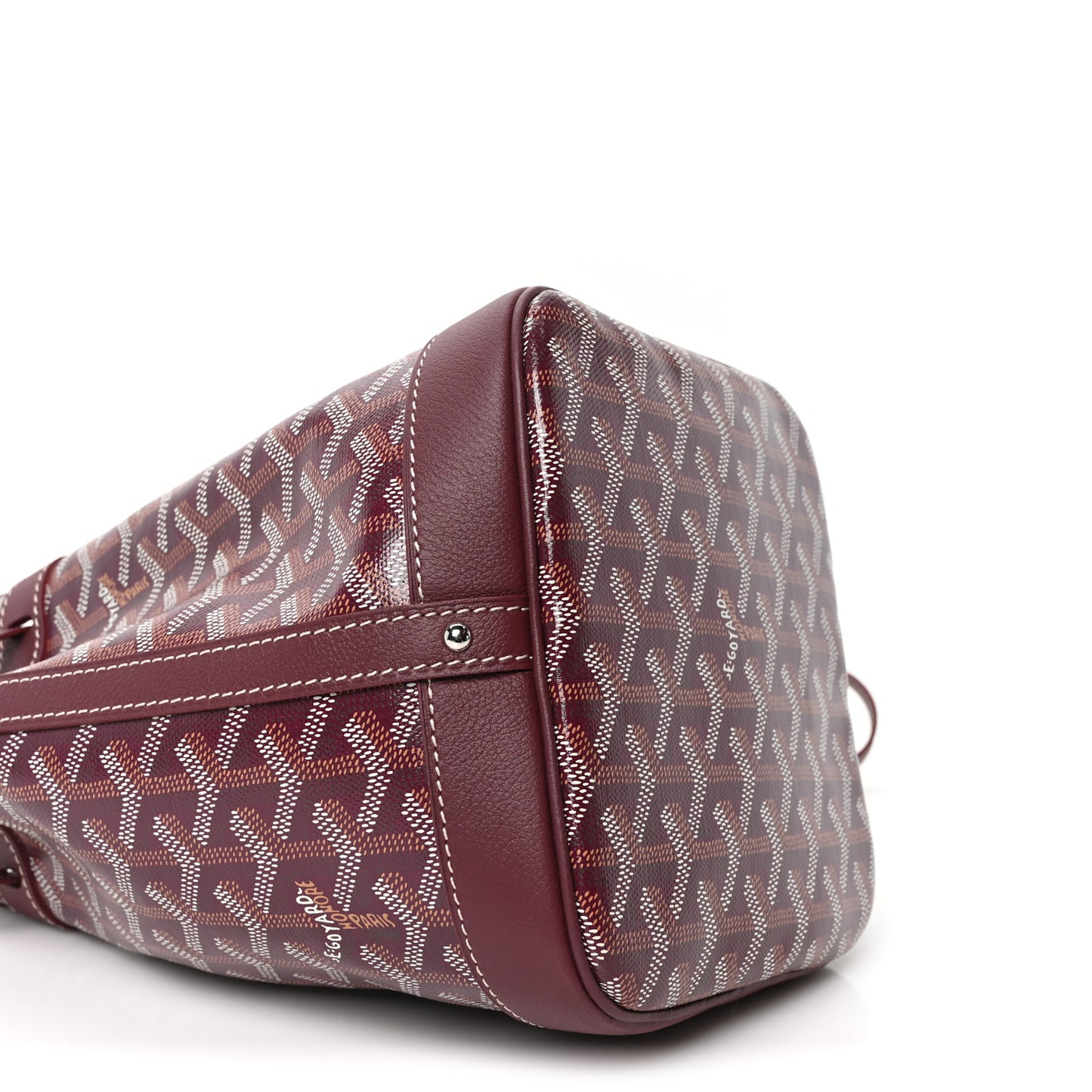 Goyardine Petit Flot Bucket Bag PM Burgundy