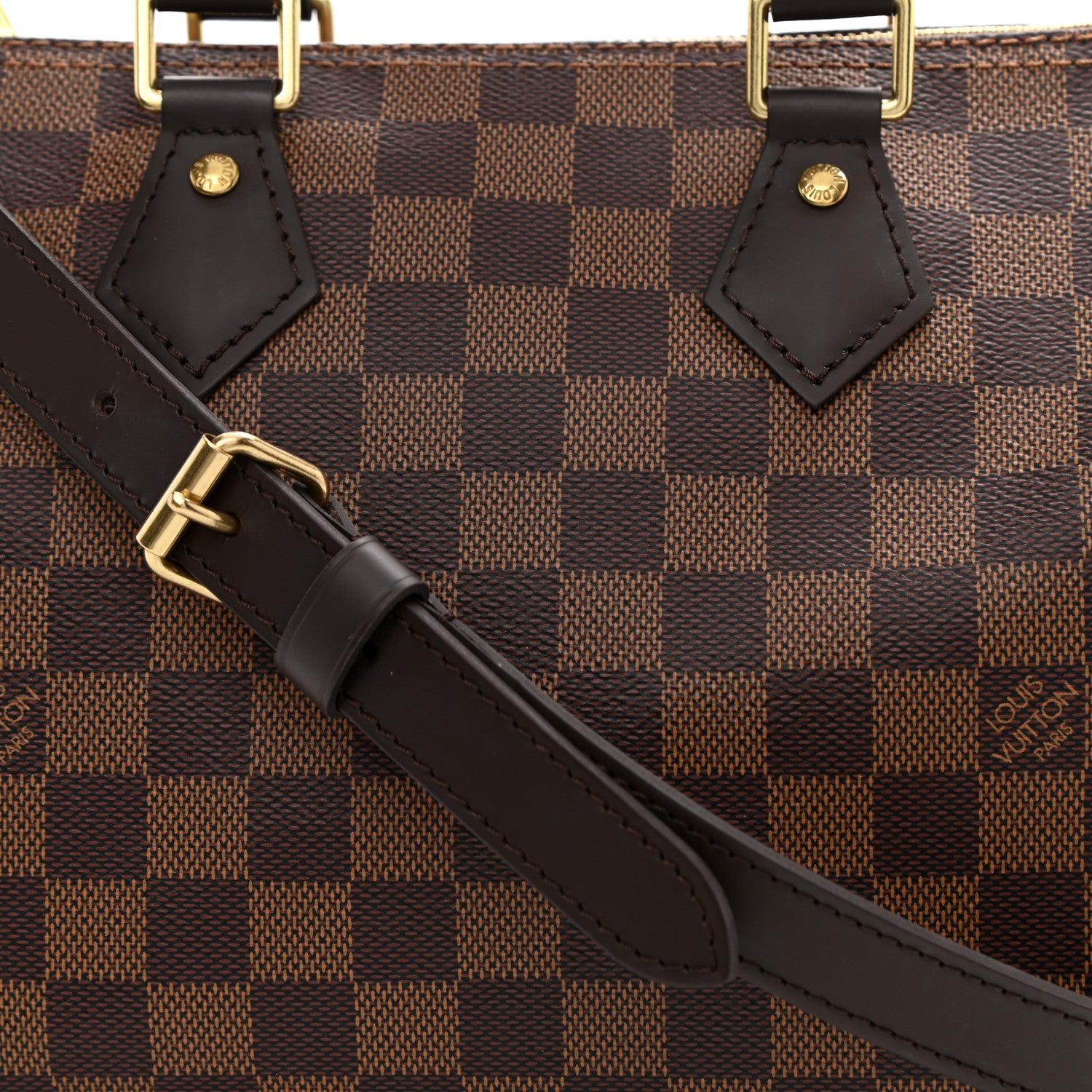 Louis Vuitton Damier Ebene Speedy Bandouliere 25 15 of 17