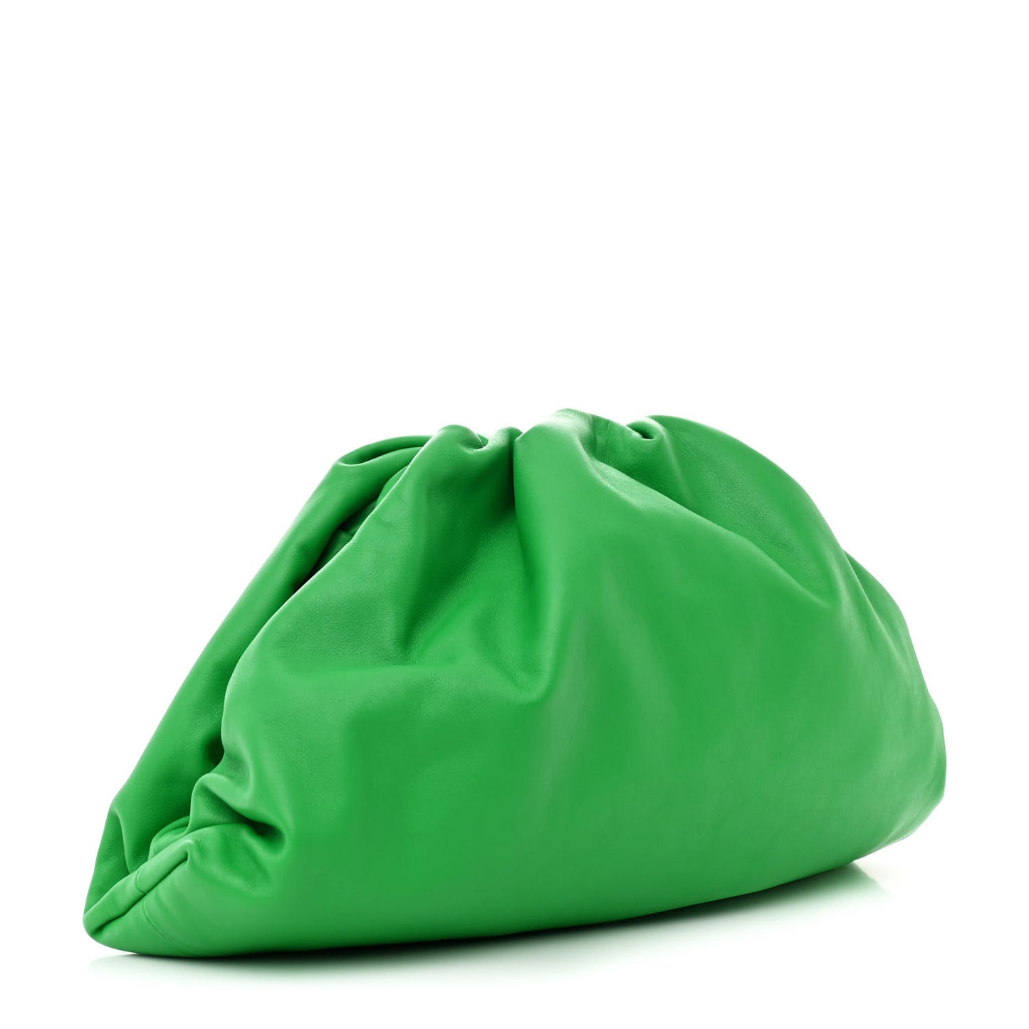 Smooth Butter Calf The Pouch Oversized Clutch Parakeet