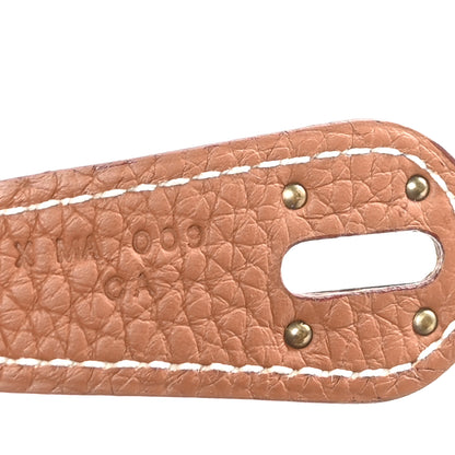 Hermes Taurillon Clemence Lindy 26 Gold 6 of 12