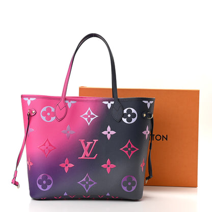 Louis Vuitton Monogram Giant Spring In The City Neverfull MM Midnight Fuchsia 10 of 10