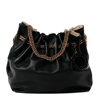 Stella McCartney Eco Alter Nappa Small Noma Soft Bucket Bag Black 1 of 9