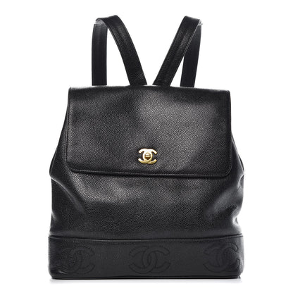 Chanel Caviar CC Backpack Black 1 of 7