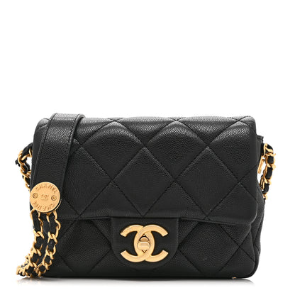 Chanel Caviar Quilted Mini Twist Your Buttons Flap Black 1 of 10