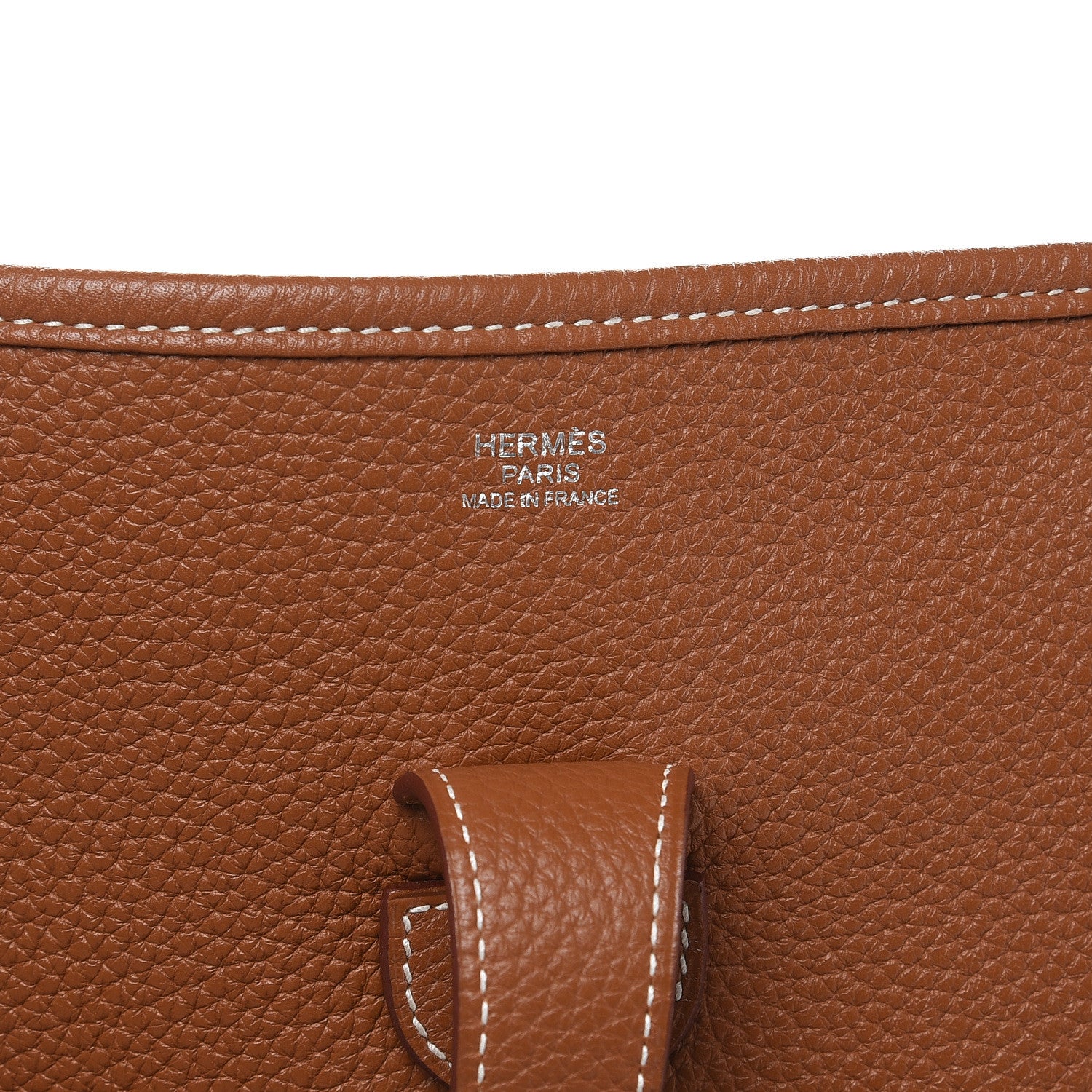 Hermes Taurillon Clemence Evelyne III GM Gold 6 of 10