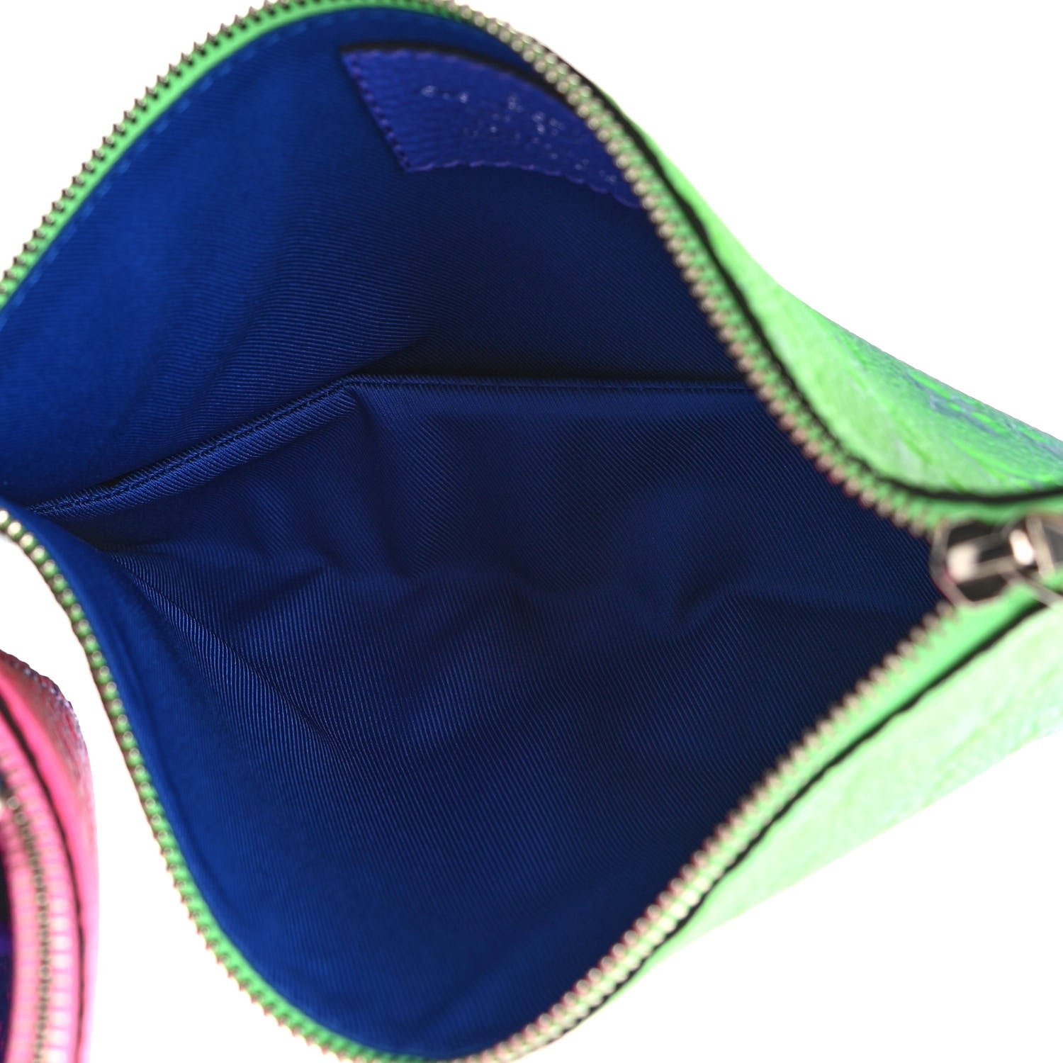 Louis Vuitton Taurillon Illusion Trio Pouch Bleu Rose 5 of 12