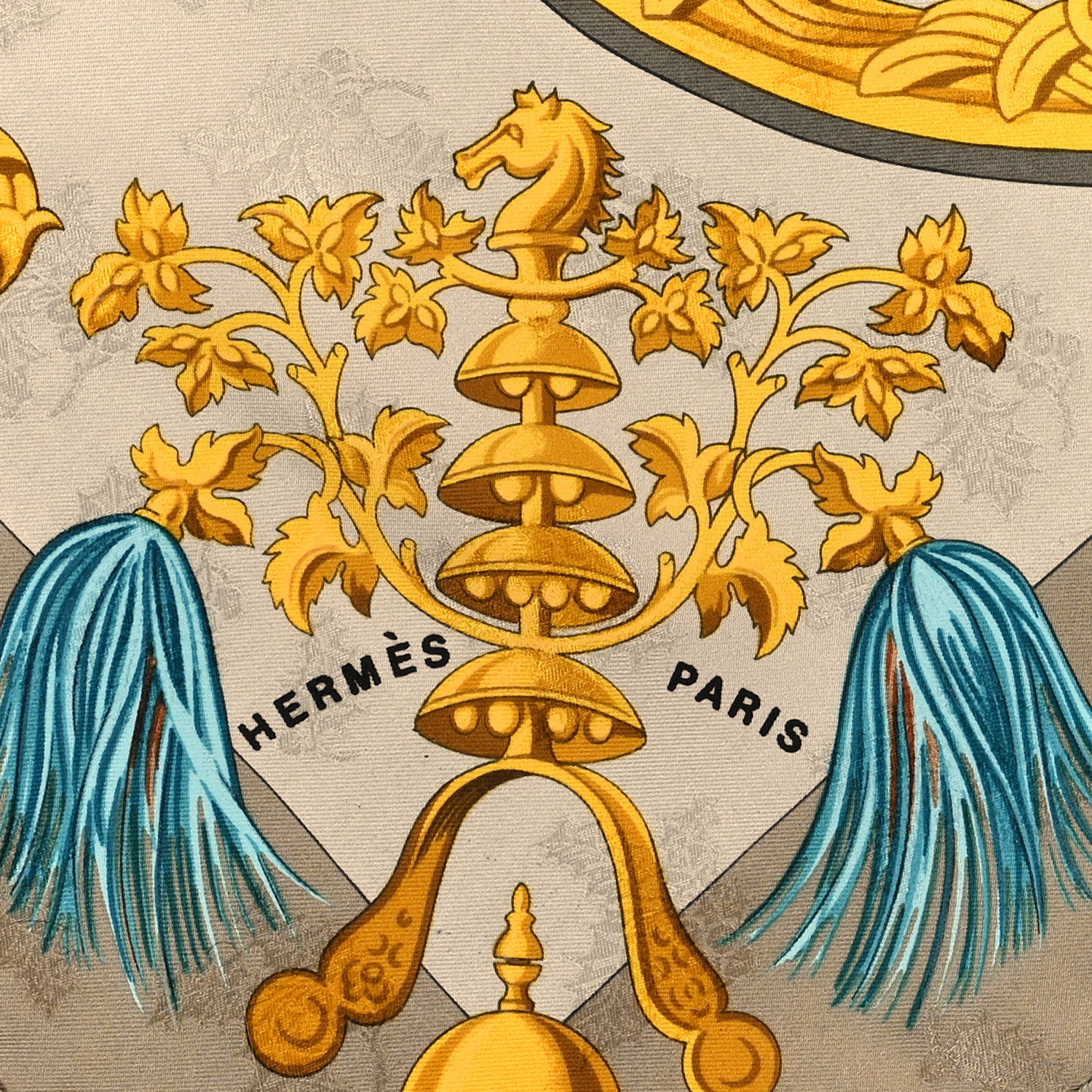 Hermes Silk Plumes Et Grelots Scarf 90 3 of 3