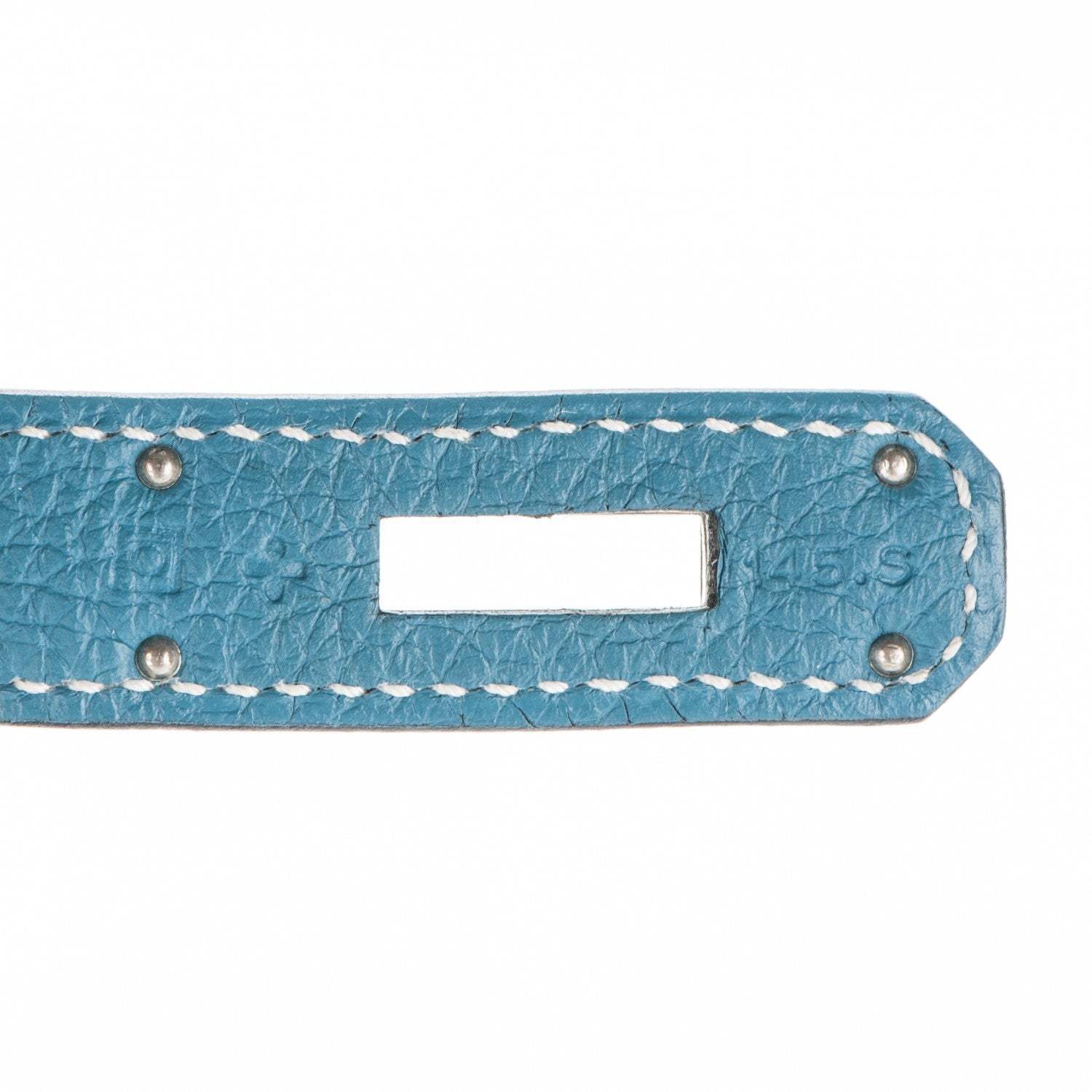 Hermes Togo Kelly Retourne 32 Blue Jean 8 of 30