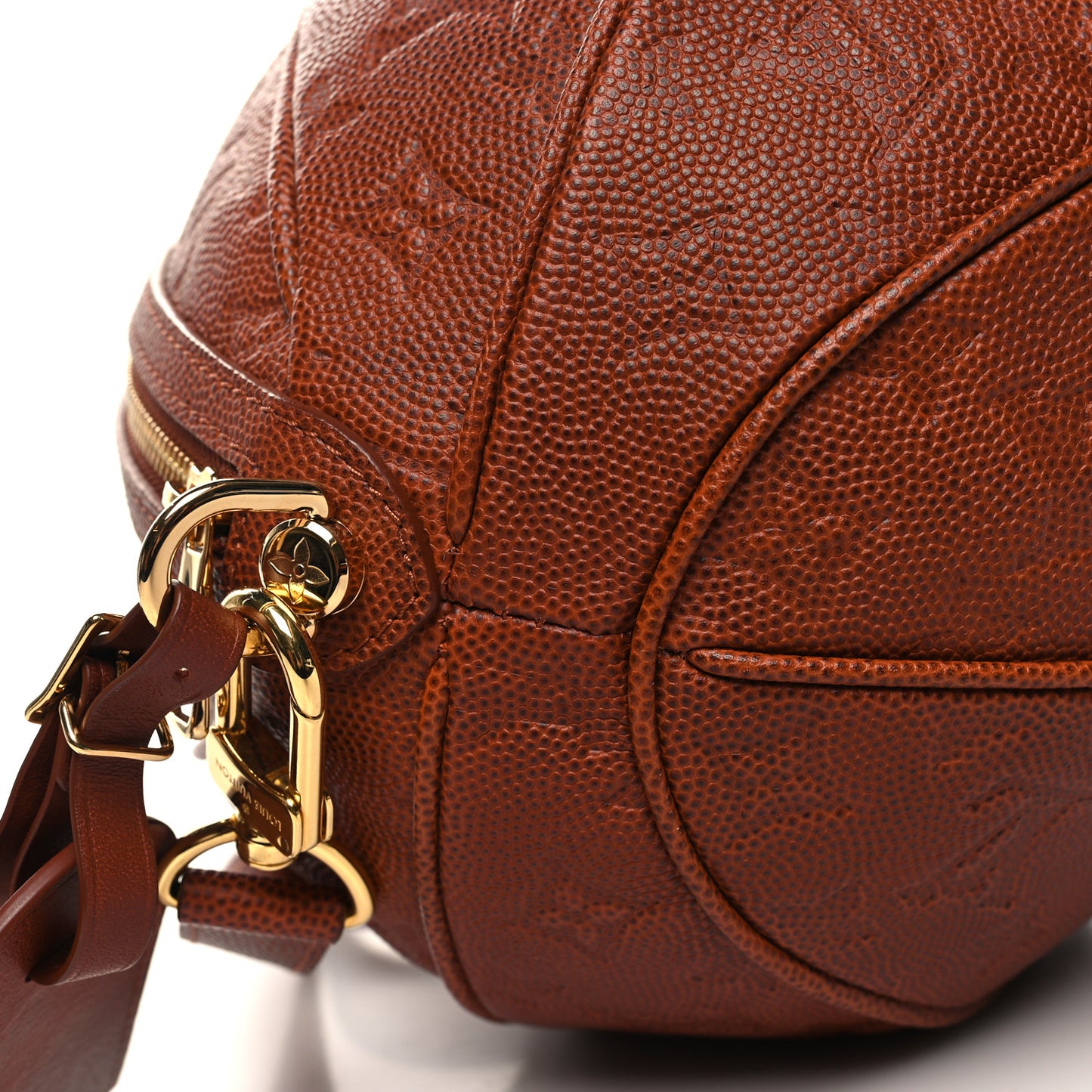 X NBA Monogram Ball in Basket Brick Orange
