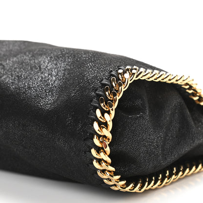 Stella McCartney Shaggy Deer Mini Falabella Fold Over Tote Black 10 of 10