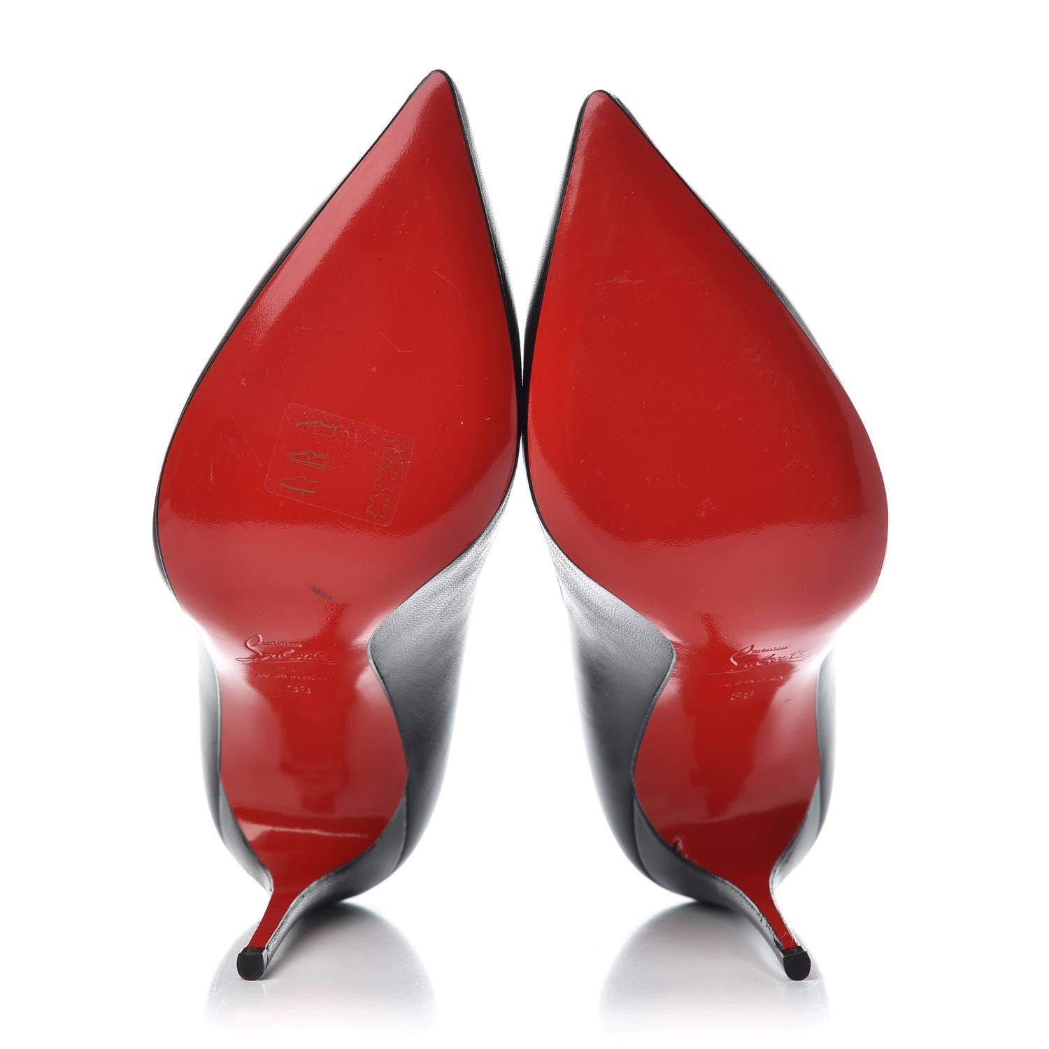 Christian Louboutin Shiny Nappa Pigalle Follies 100 Pumps 38 Black 6 of 10
