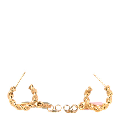 Louis Vuitton Sweet Monogram Earrings Gold Multicolor 3 of 3