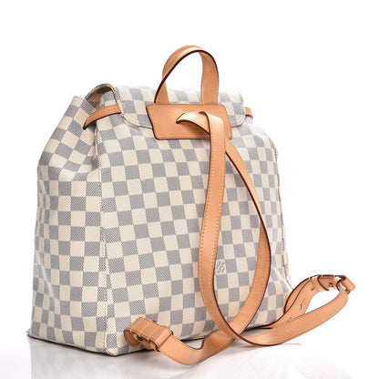 Louis Vuitton Damier Azur Sperone Backpack 3 of 11