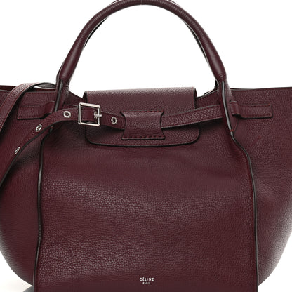 Celine Supple Grained Calfskin Small Big Bag Wine 8 of 11