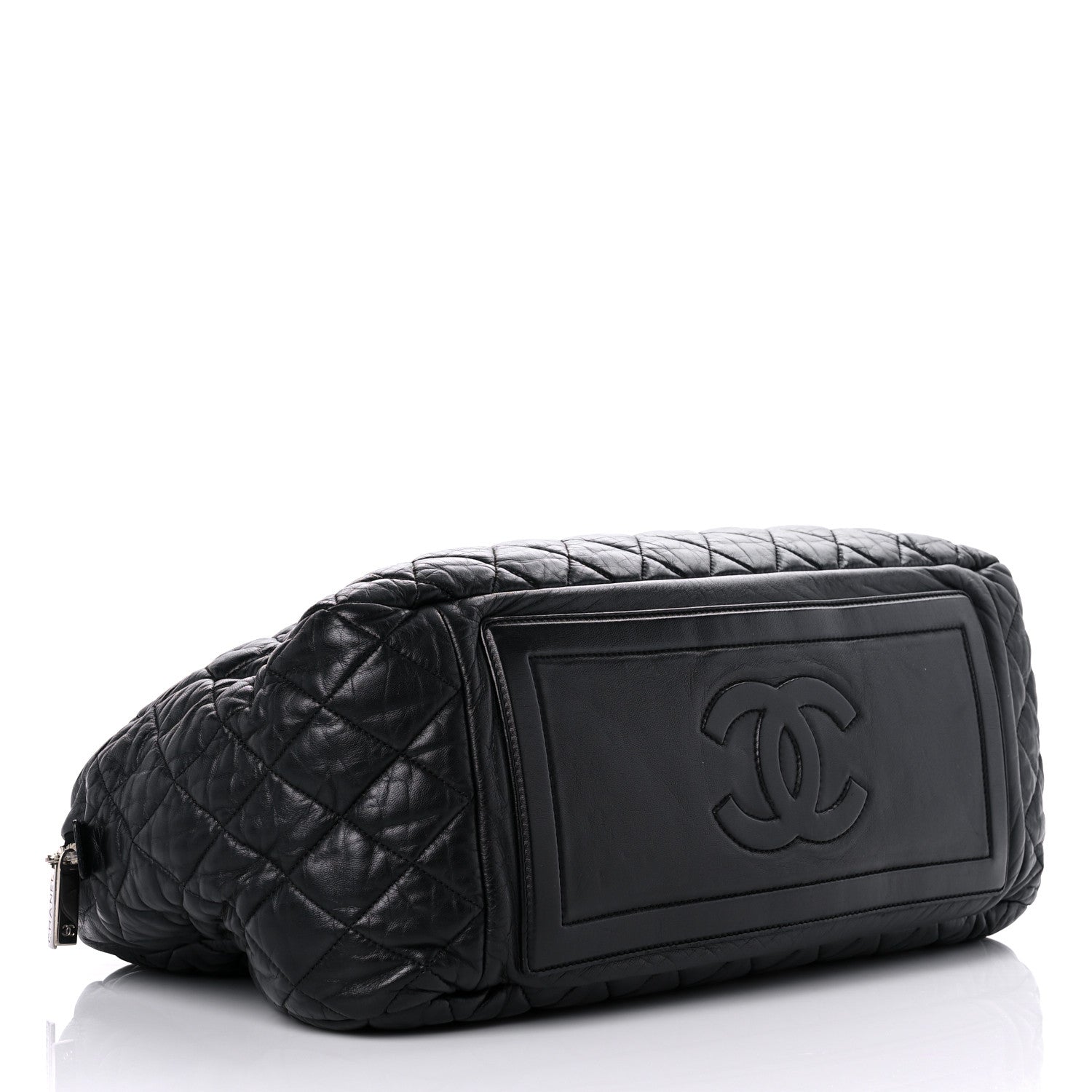 Chanel Lambskin Quilted Large Coco Cocoon Tote Black 4 of 17