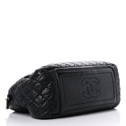 Chanel Lambskin Quilted Large Coco Cocoon Tote Black 4 of 17