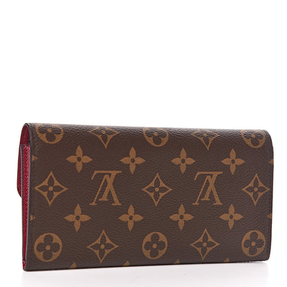 Louis Vuitton Monogram Emilie Wallet Fuchsia 3 of 6