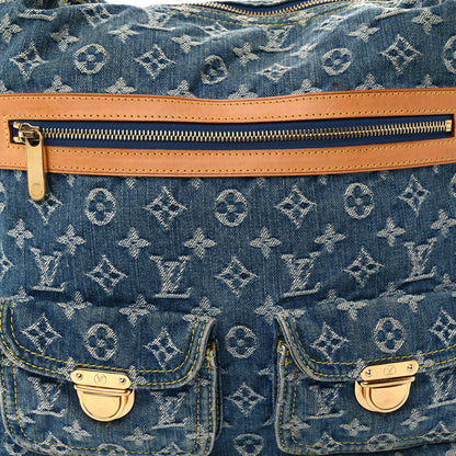 Louis Vuitton Denim Baggy GM Blue 7 of 10