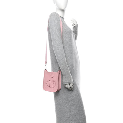 Hermes Taurillon Clemence Evelyne TPM Rose Sakura 2 of 11