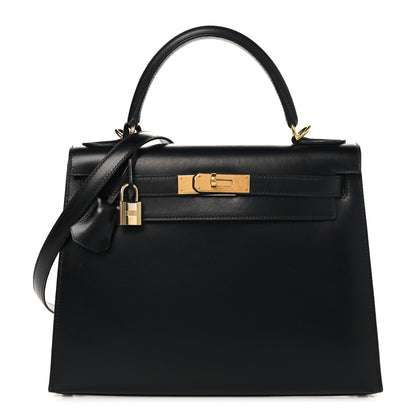 Hermes Box Kelly Sellier 28 Black 1 of 15