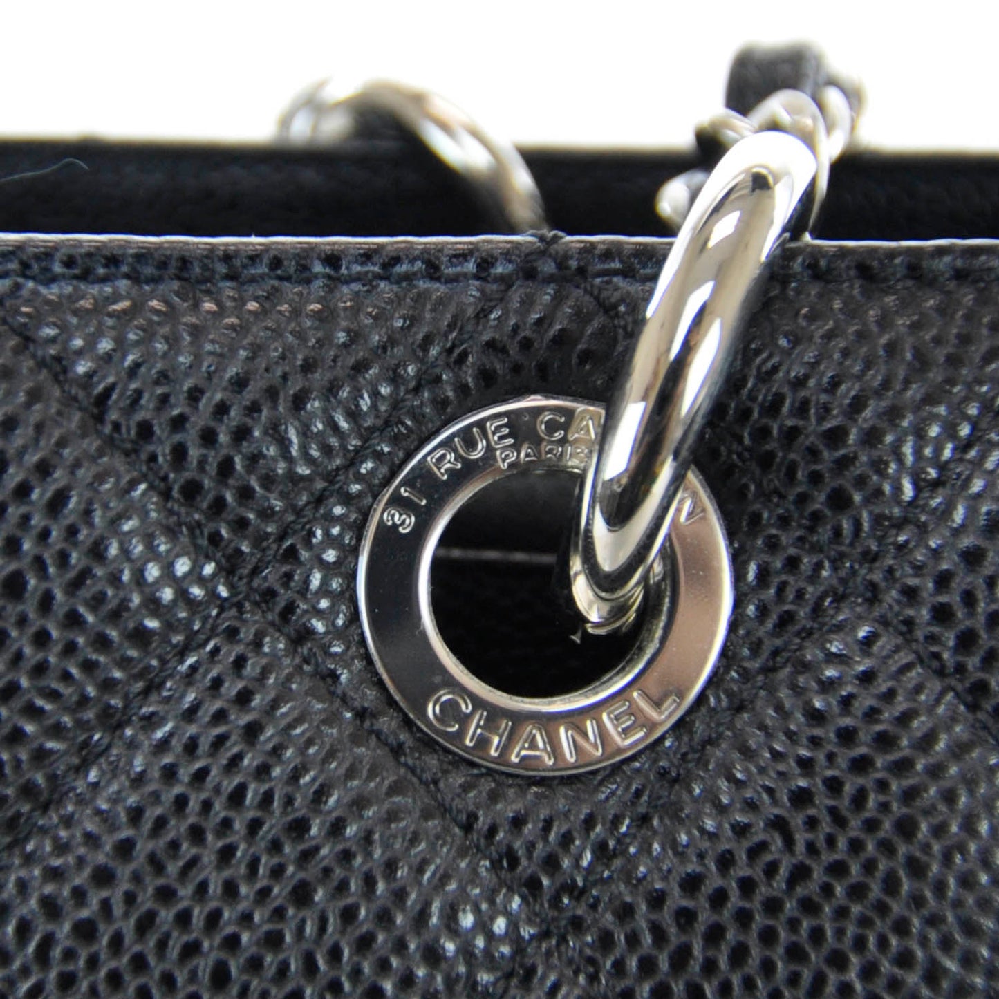 Caviar Grand Shopping Tote GST Black