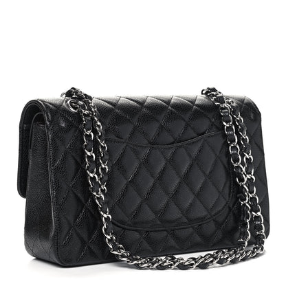Chanel Caviar Quilted Medium Double Flap Black 3 of 9