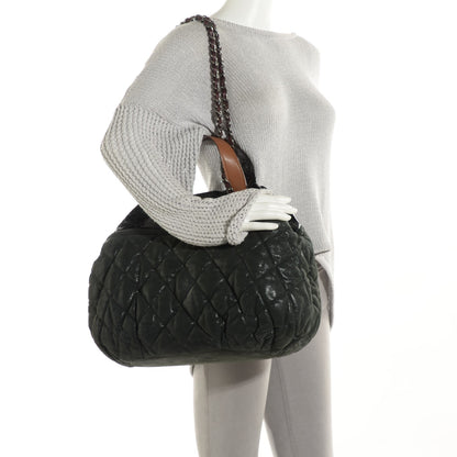 Chanel Iridescent Calfskin Large In the Mix Tote Dark Green 2 of 7