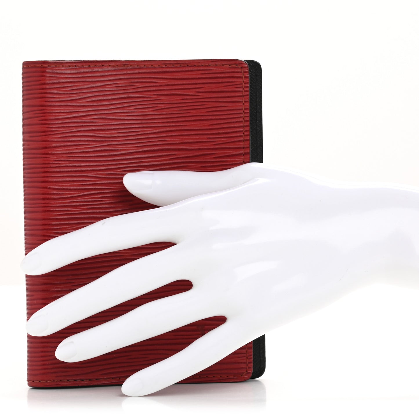 Epi Small Ring Agenda Cover Castillan Red