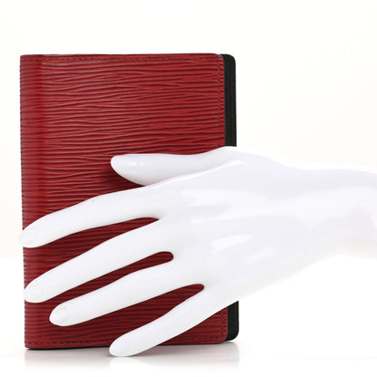 Louis Vuitton Epi Small Ring Agenda Cover Castillan Red 2 of 12