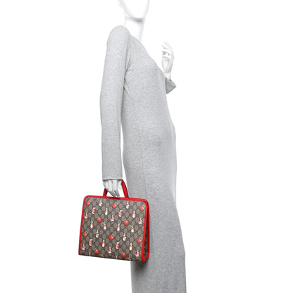 Gucci X Peter Rabbit GG Supreme Monogram Rabbit Apple Childrens Tote Beige Ebony Multicolor Bright Hibiscus 2 of 11
