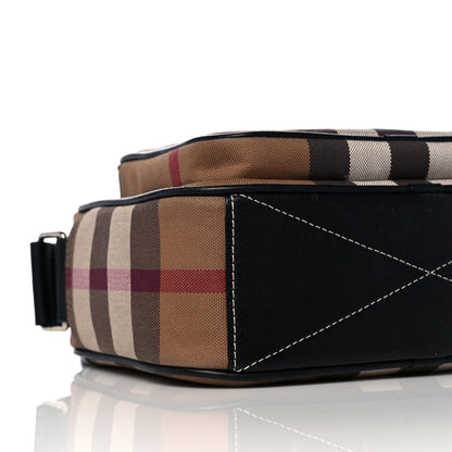 Burberry Calfskin Vintage Check Camera Bag Archive Beige 10 of 14
