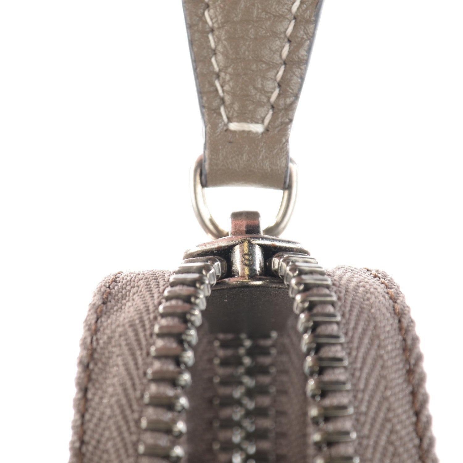 Celine Drummed Calfskin Micro Luggage Souris 8 of 8