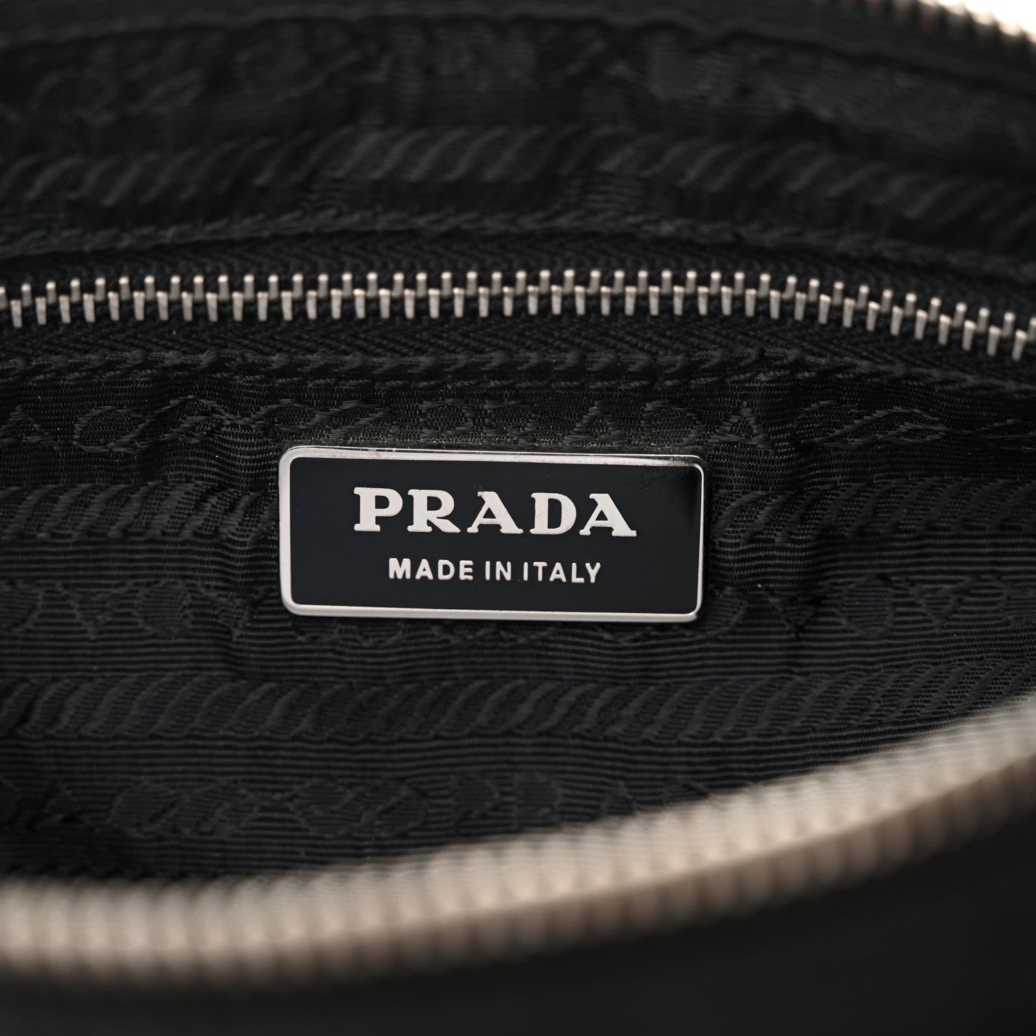 Prada Tessuto Light Nylon Soft Calf Shoulder Bag Black 6 of 14