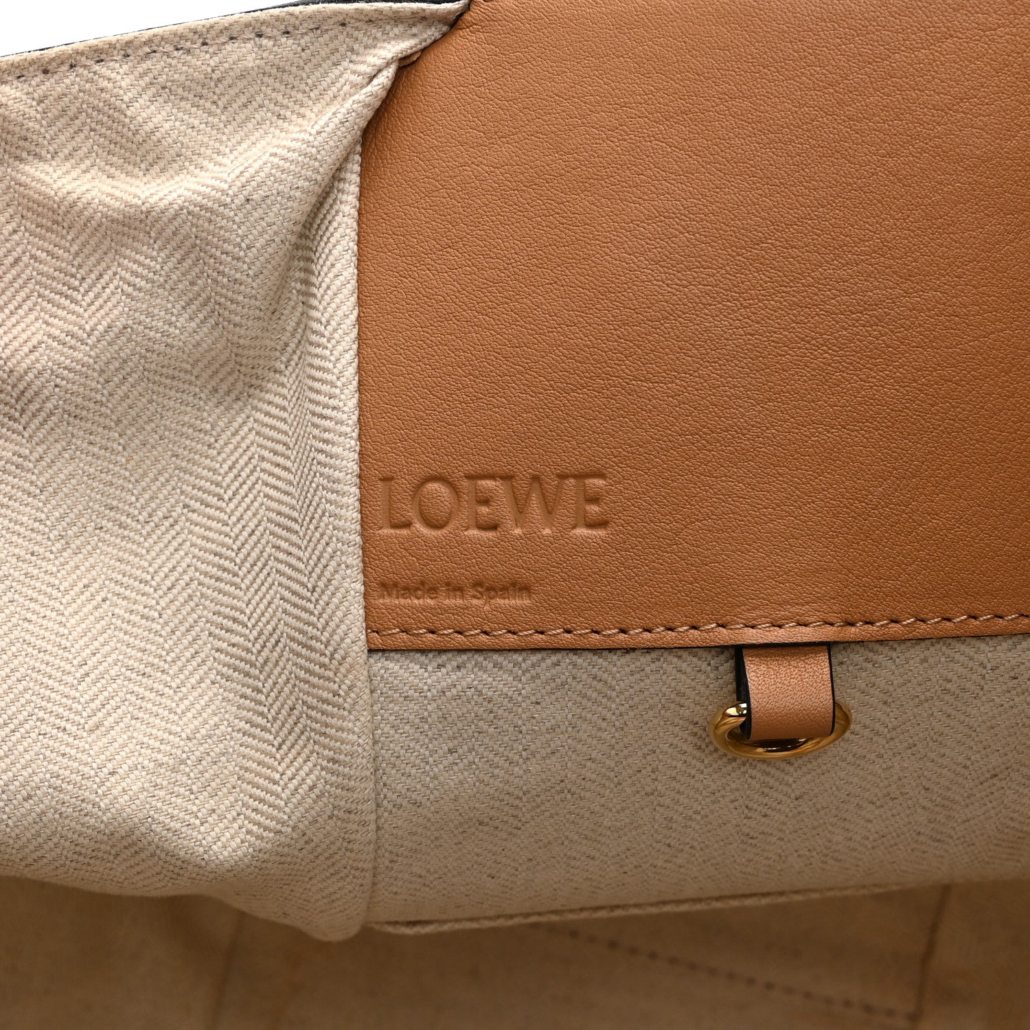 Loewe Calfskin Small Hammock Shoulder Bag Dune Warm Desert 6 of 10