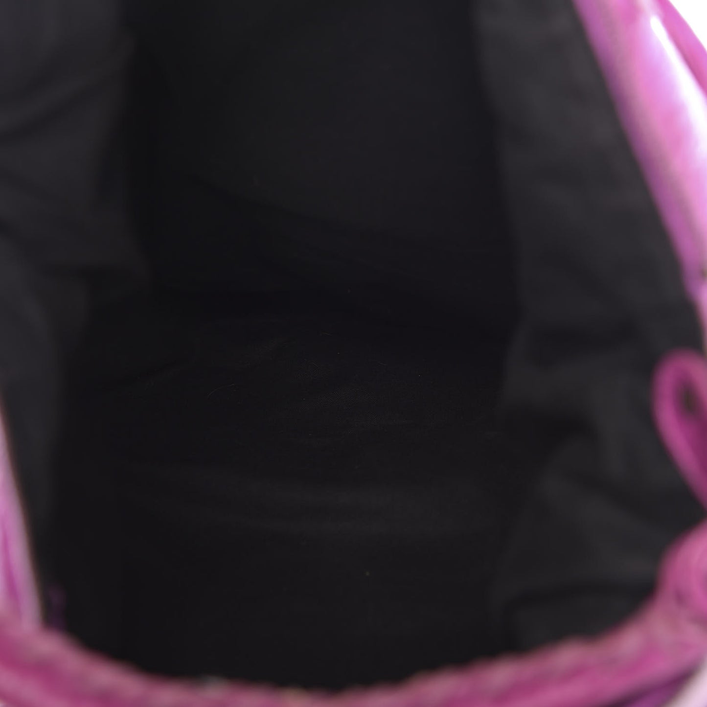 Agneau Rubber Covered Classic Hardware Day Hobo Amethyst
