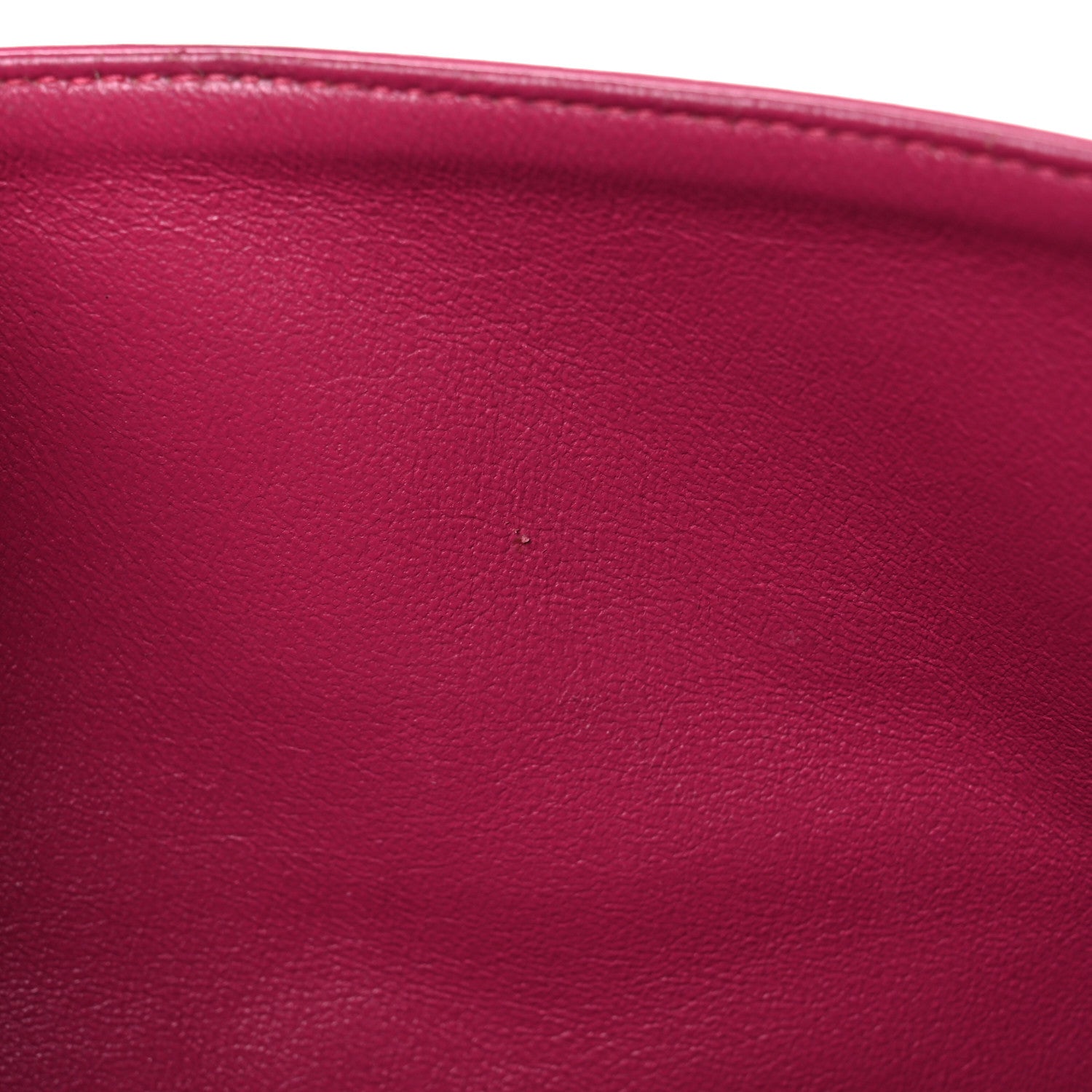 Chanel Patent Quilted Jumbo Double Flap Fuchsia 16 of 23