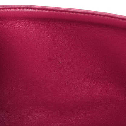 Chanel Patent Quilted Jumbo Double Flap Fuchsia 16 of 23