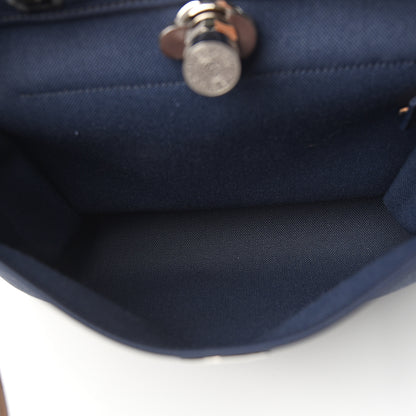 Hermes Vache Hunter Toile Herbag Zip 31 PM Bleu Marine Ebene 5 of 11