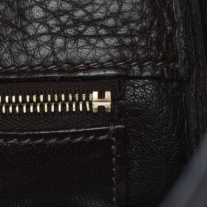 Hermes Taurillon Clemence Kelly Retourne 32 Chocolate 15 of 41