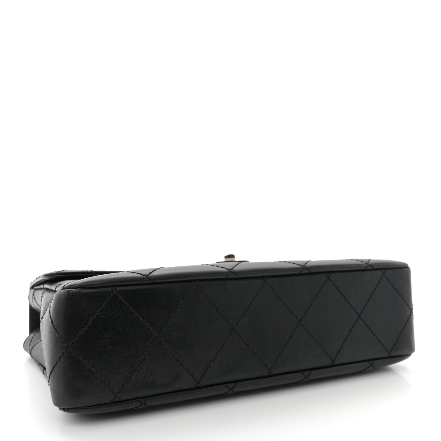 Lambskin Bekko Resin Medium Single Flap Black